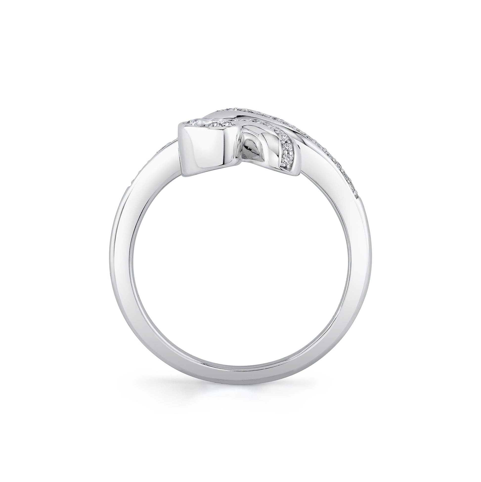 Orb Pavé Wrap Ring