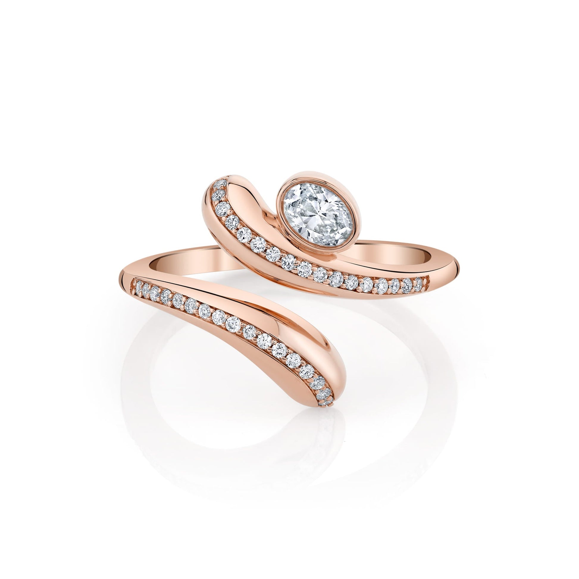 Orb Pavé Wrap Ring