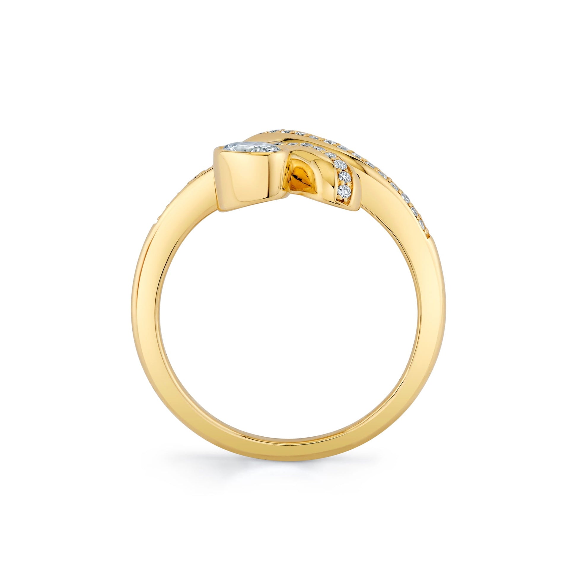 Orb Pavé Wrap Ring