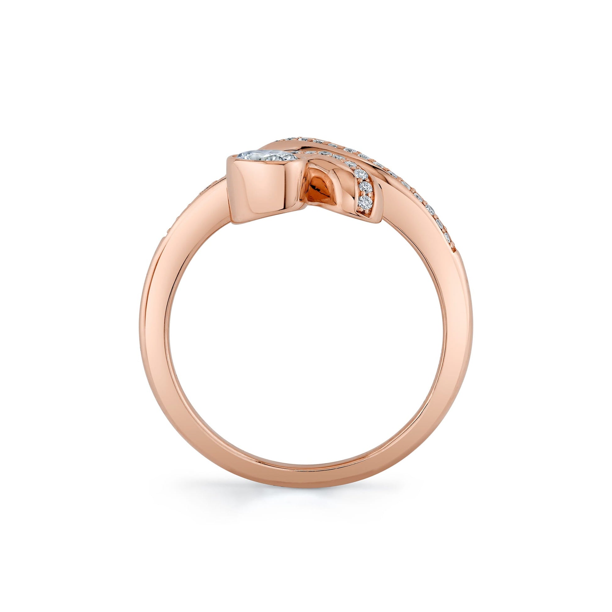 Orb Pavé Wrap Ring
