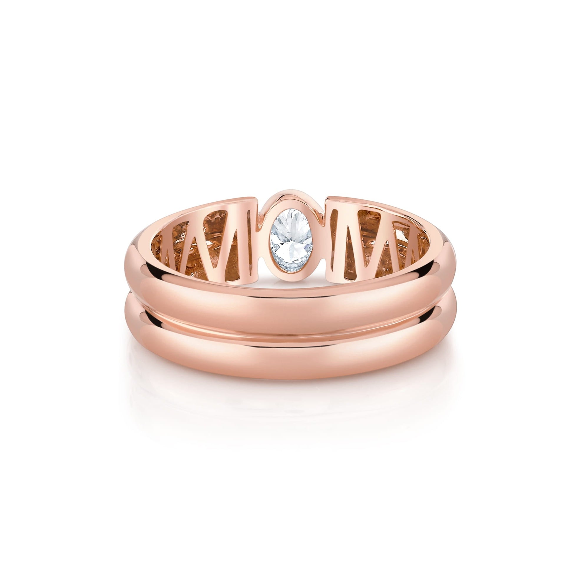 Orb Split Bezel Ring