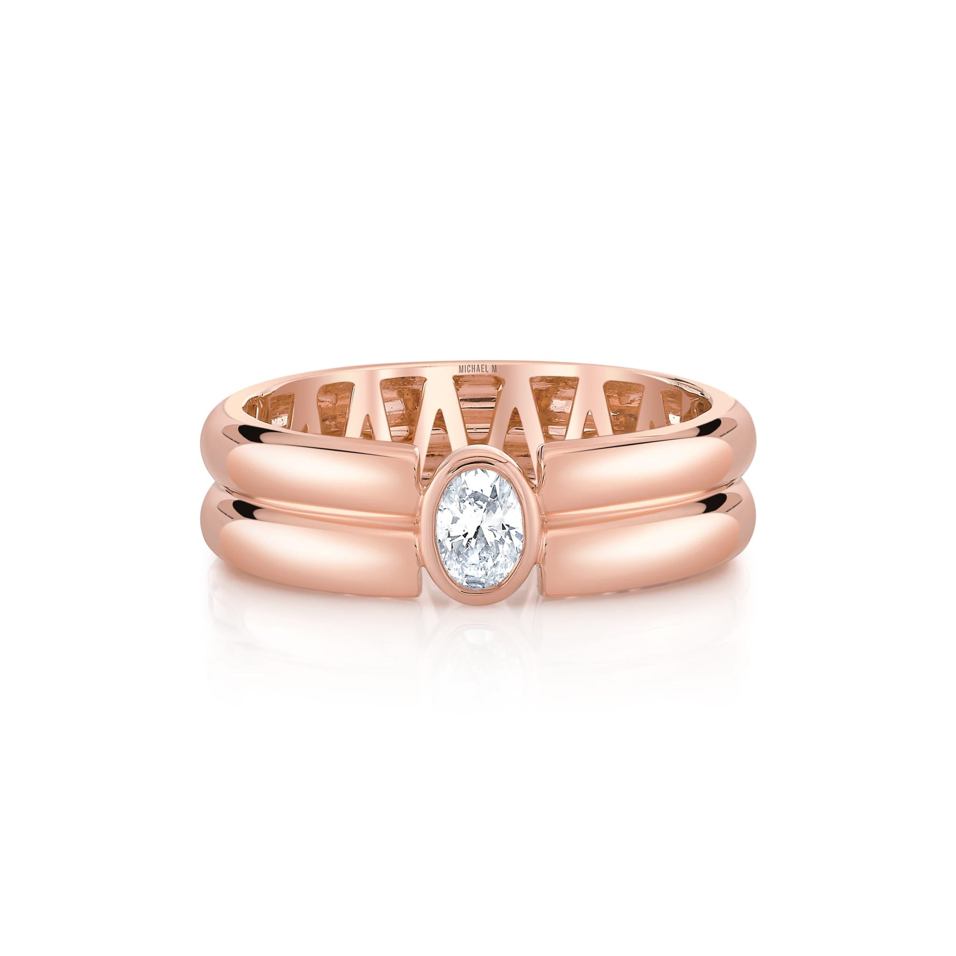 Orb Split Bezel Ring