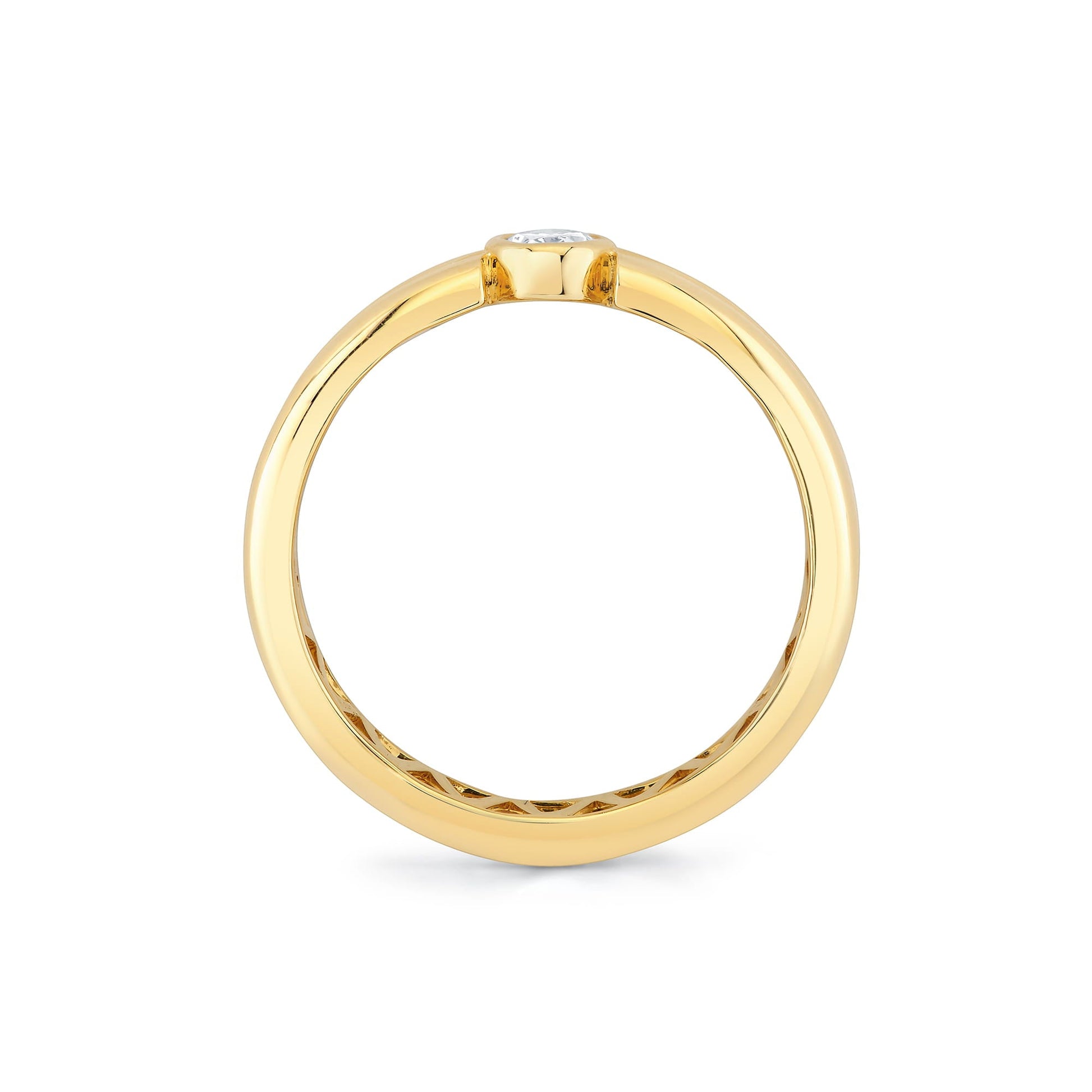 Orb Split Bezel Ring