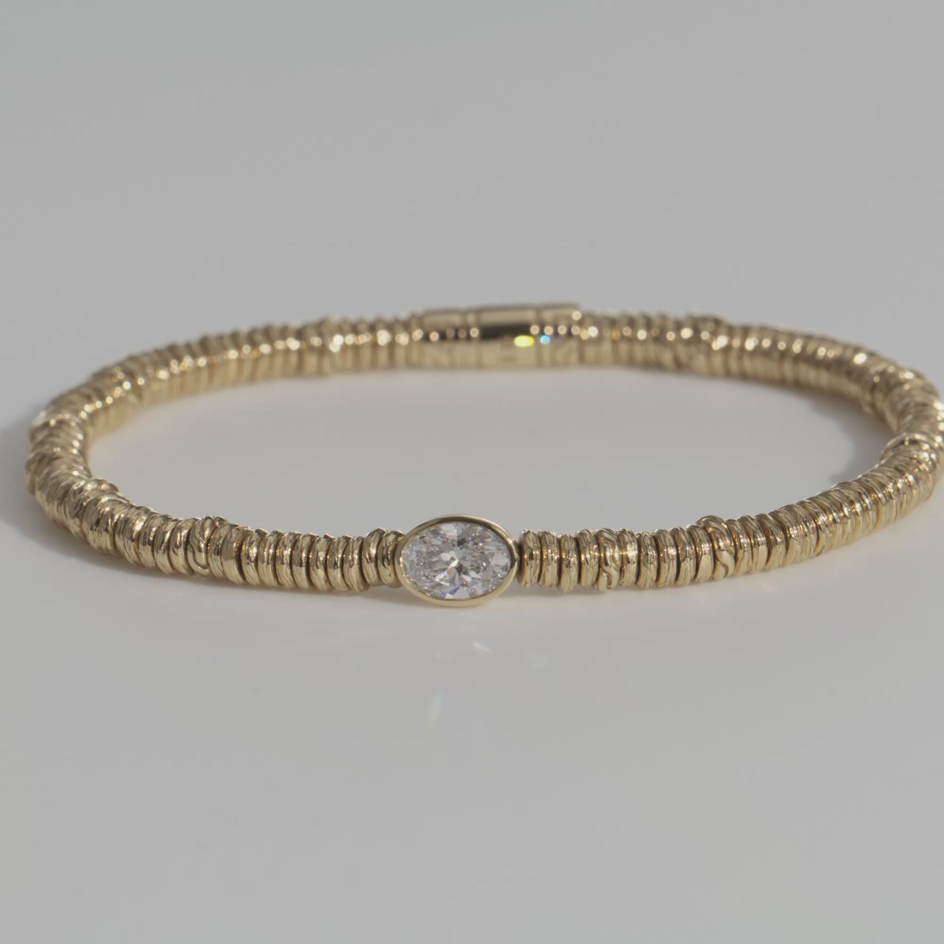 JH Lovestruck™ Heishi Bracelet, Gold, Diamond, 1.0TCW|BUGGX43036LGD