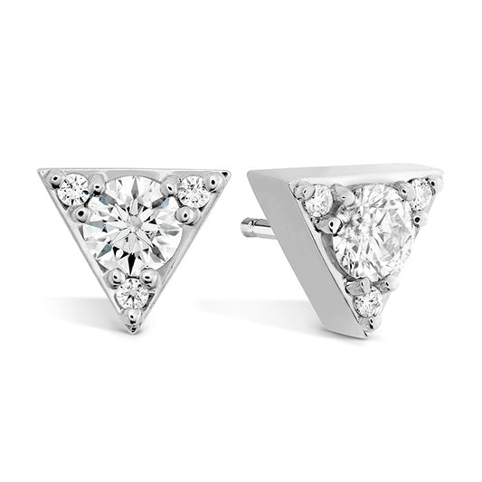 TRIPLICITY TRIANGLE STUD EARRINGS HFETRIT00308W