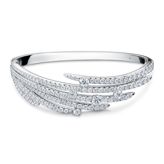 VELA FRENCH CUT PAVÉ BANGLE UU2653