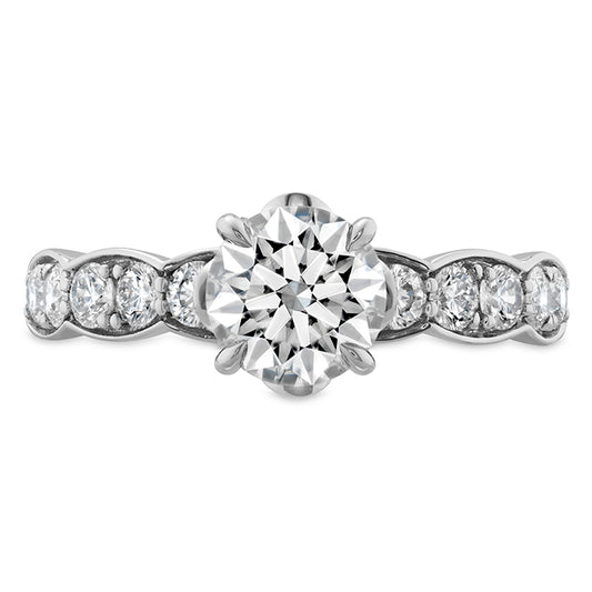 LUXE LORELEI FLORAL ENGAGEMENT RING UU2776