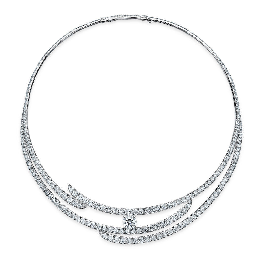 VELA FRENCH CUT PAVÉ COLLAR UU2781