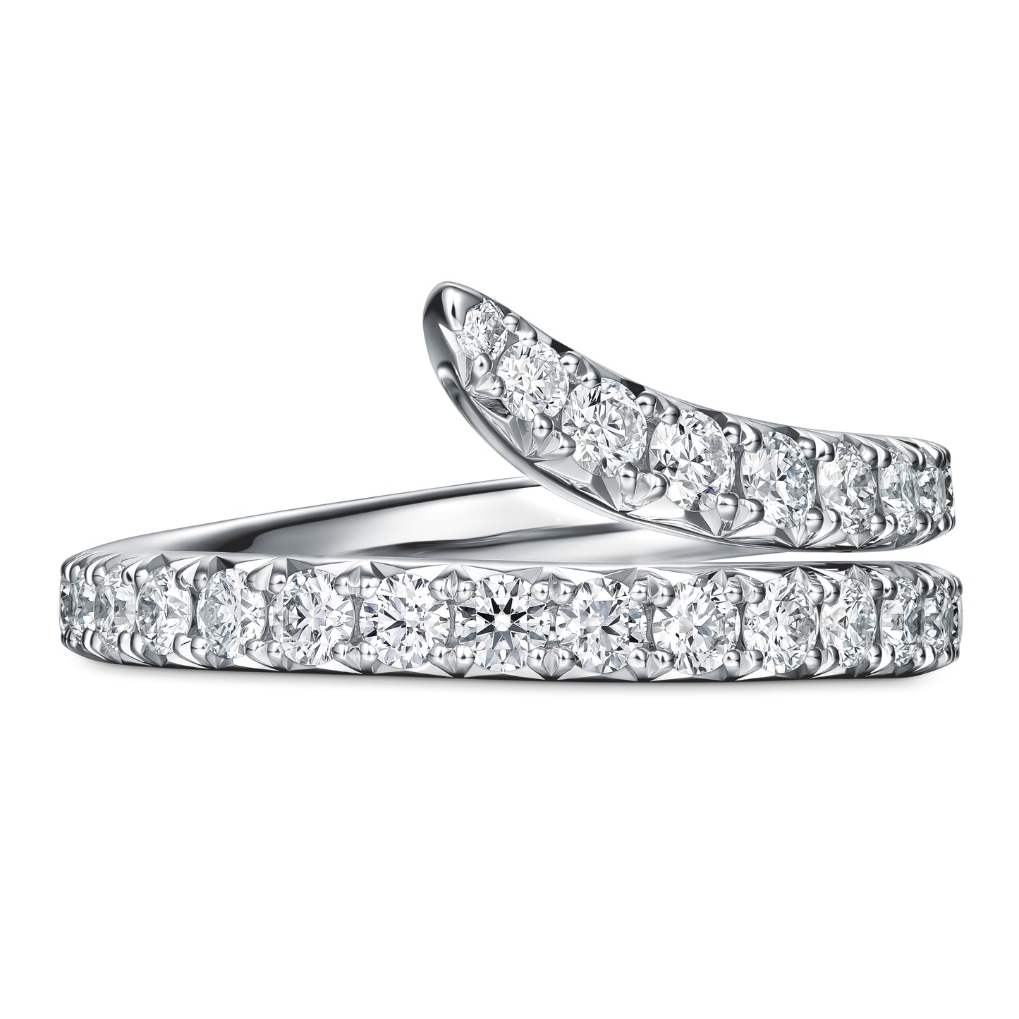 VELA DOUBLE ROW PAVÉ RING UU2782