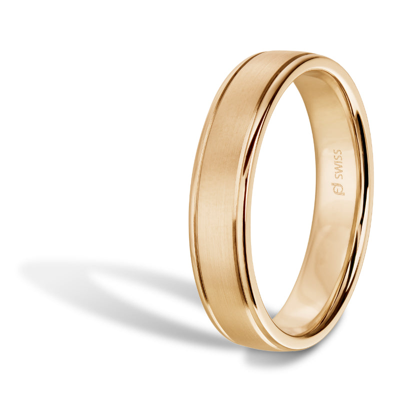 Furrer Jacot 18k Yellow Gold Wedding Band - Dejaun Jewelers
