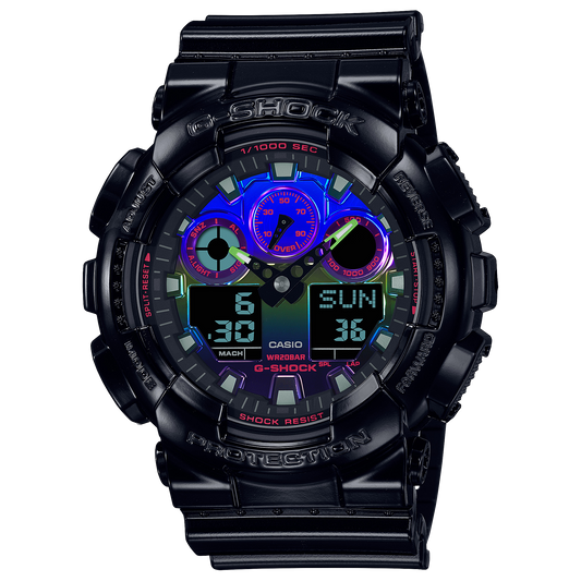 G-Shock GA-100 SERIES GA100RGB-1A