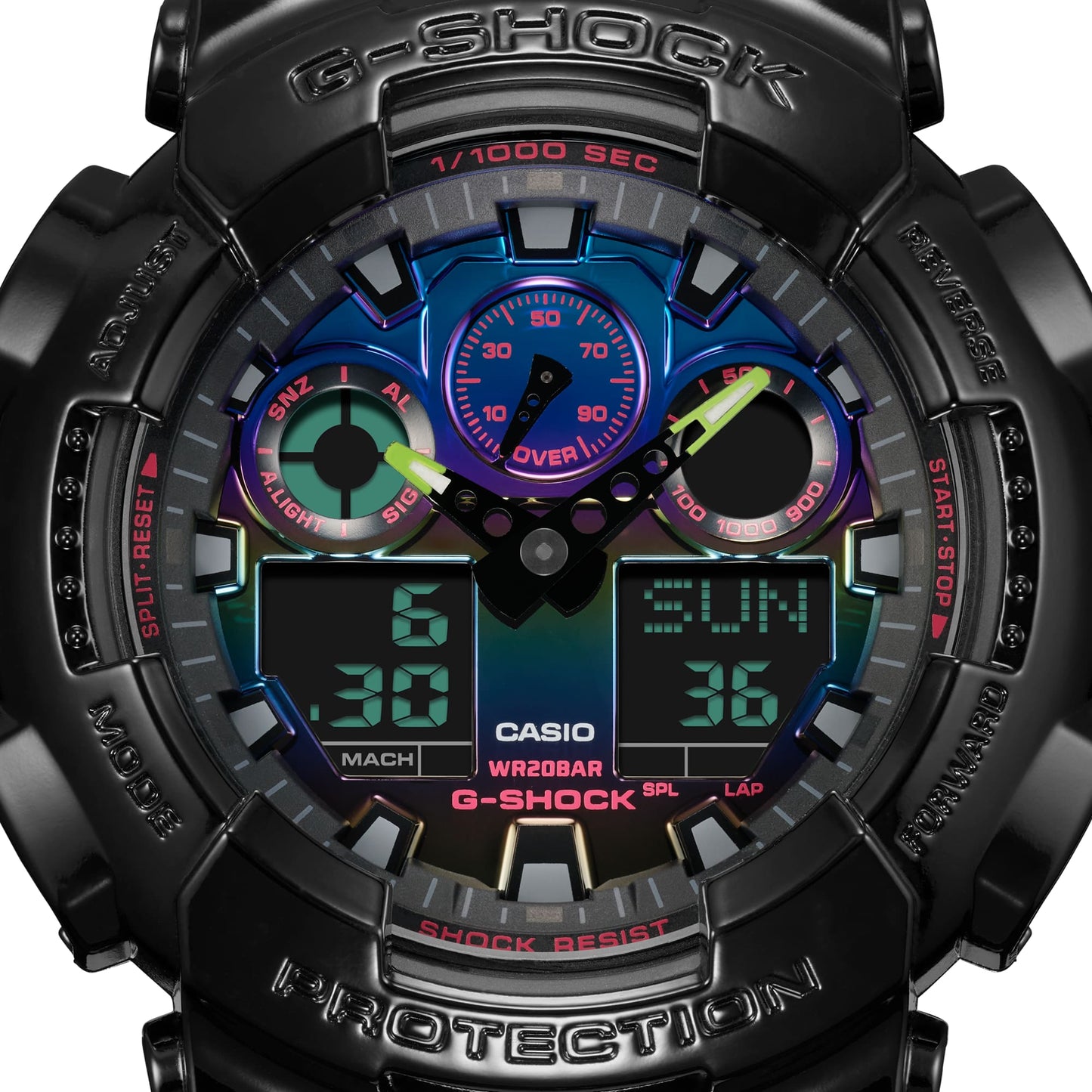 G-Shock GA-100 SERIES GA100RGB-1A