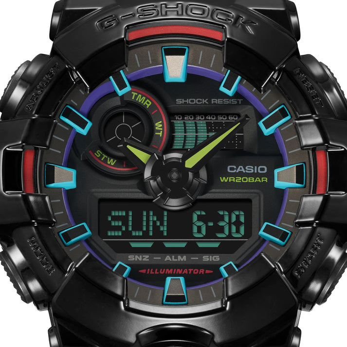 G-Shock GA-700 SERIES GA700RGB-1A