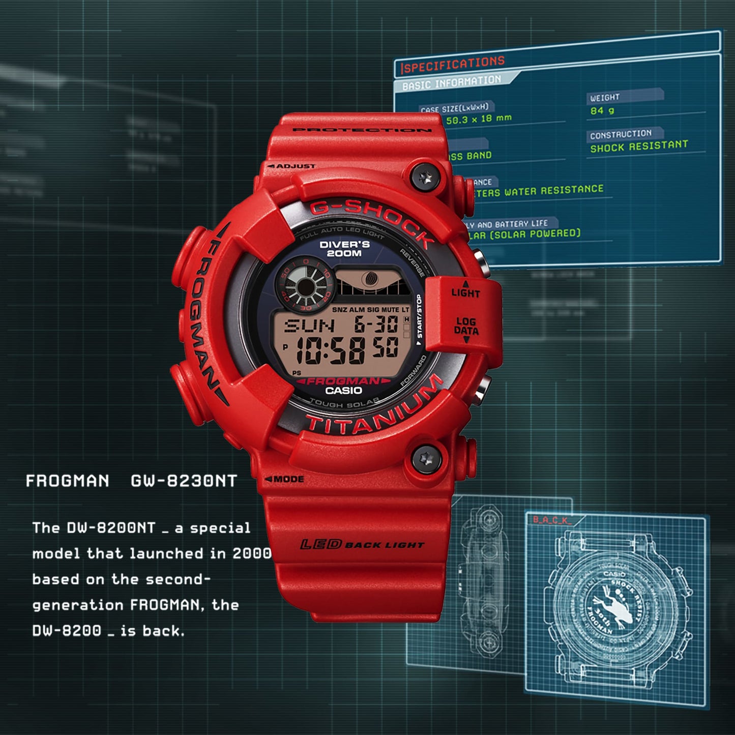 G-Shock FROGMAN
 GW8230NT-4