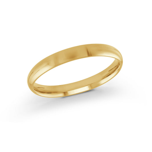 Malo 3mm 18k Yellow Gold Plain Band