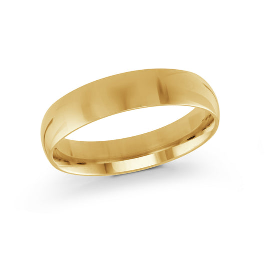 Malo 5mm 18k Yellow Gold Plain Band