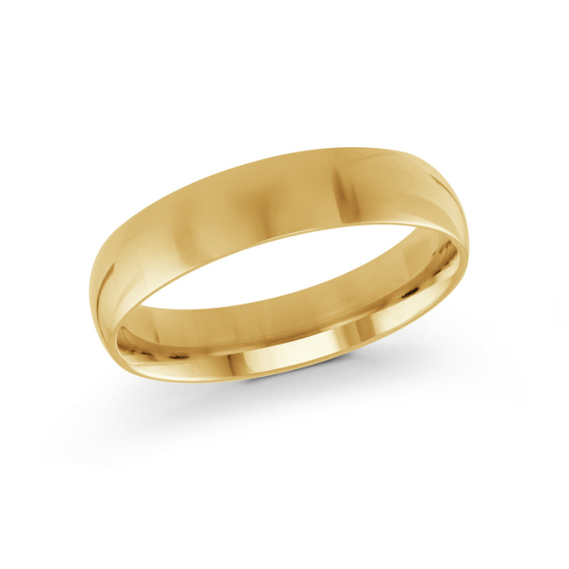 Malo 5mm 18k Yellow Gold Plain Band