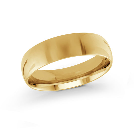 Malo 6mm 18k Yellow Gold Plain Band