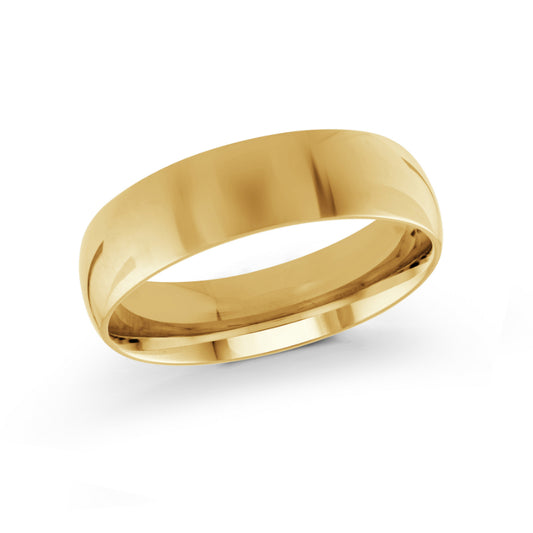 Malo 6mm 18k Yellow Gold Plain Band