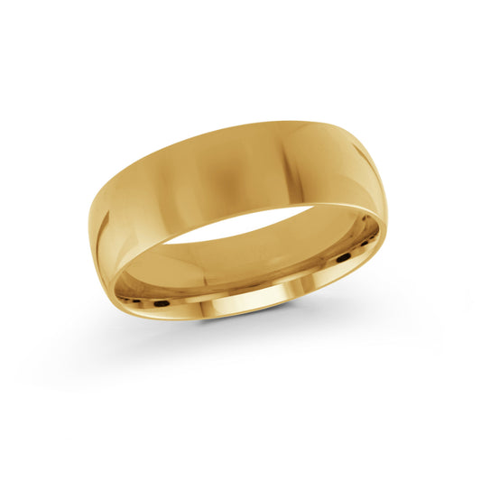 Malo 7mm 18k Yellow Gold Plain Band