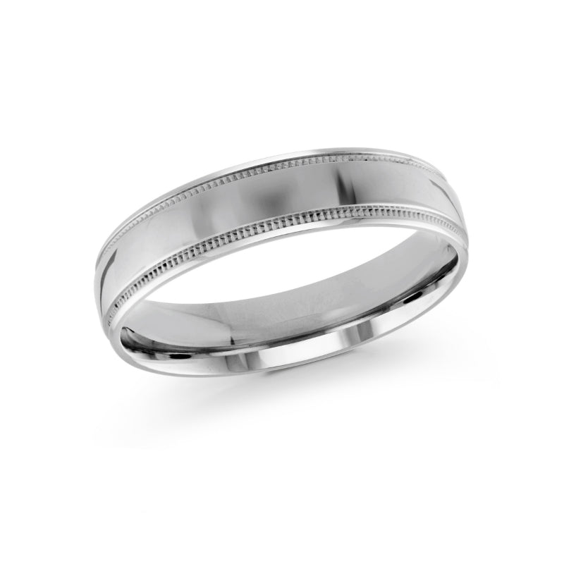 Malo 5mm 18k White Gold Plain Band