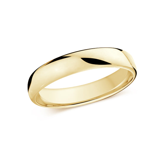 Malo 4,5mm 18k Yellow Gold Plain Band