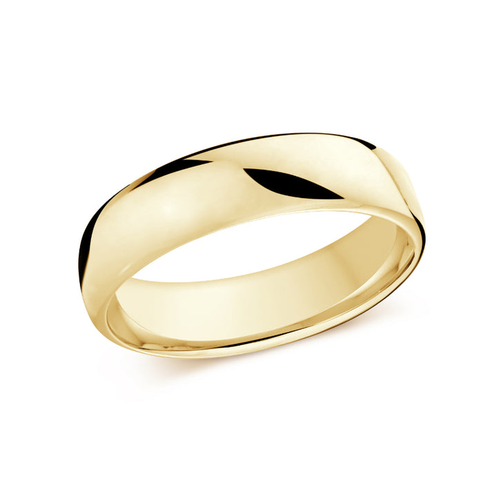 Malo 6,5mm 14k Yellow Gold Plain Band