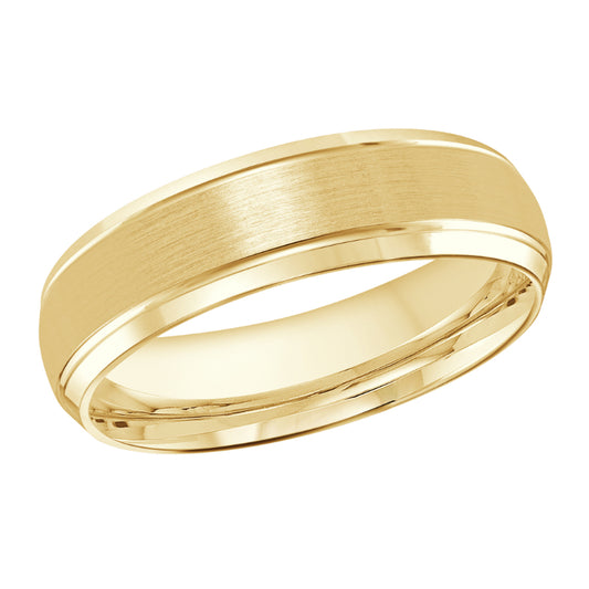 Malo 6mm 14k Yellow Gold Carved Band