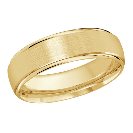 Malo 6mm 14k Yellow Gold Carved Band