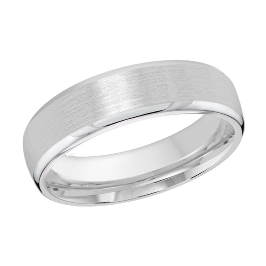 Malo 6mm Platinum Carved Band