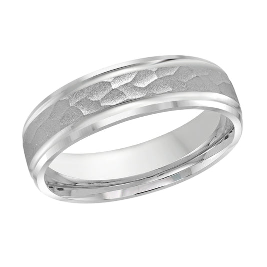 Malo 6mm Platinum Carved Band