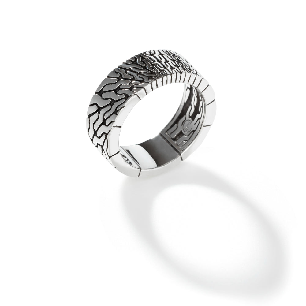 John Hardy Classic Chain Silver 9mm Band Ring