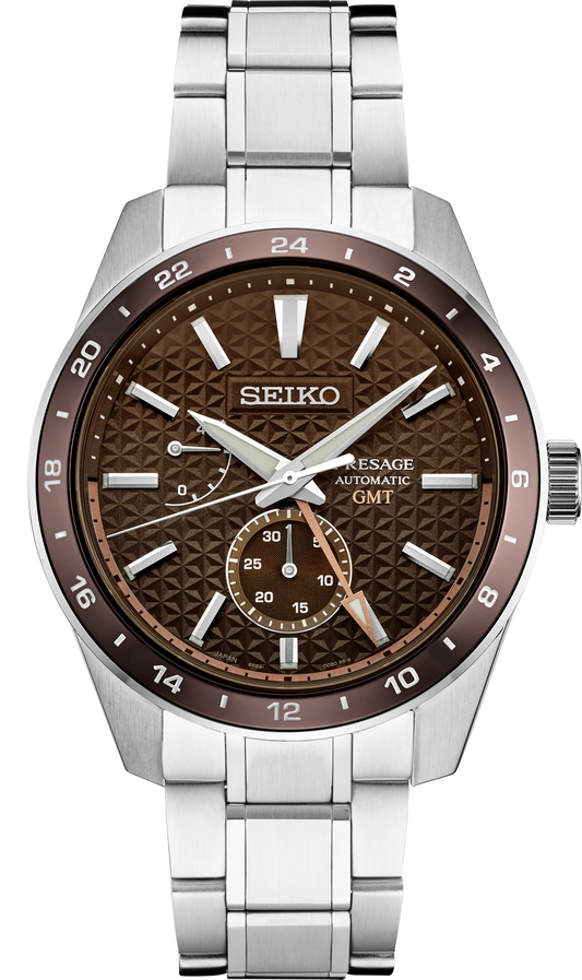 SEIKO PRESAGE SHARP-EDGED SERIES GMT SPB225