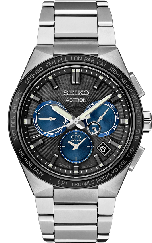 ASTRON GPS SOLAR 5-X TITANIUM DUAL TIME SSH119