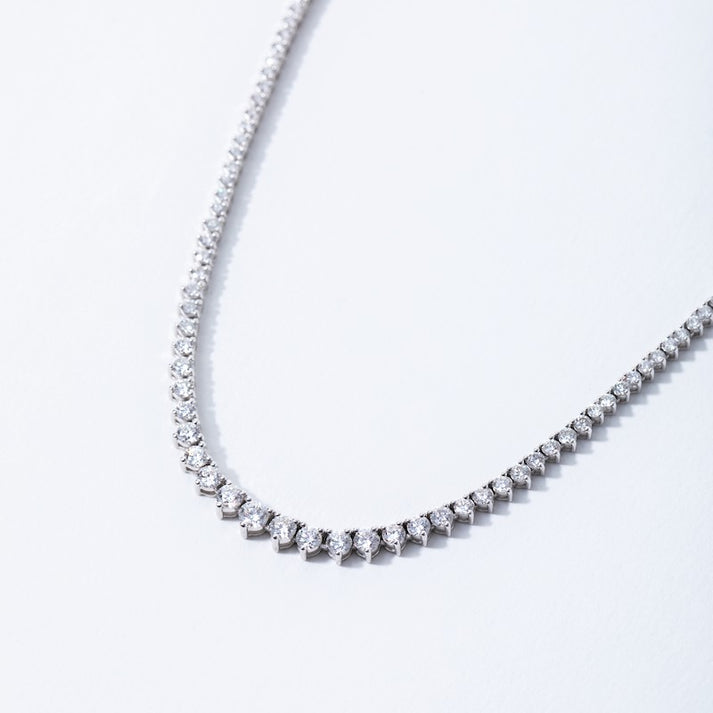 Graduated Tennis Necklace 4ct